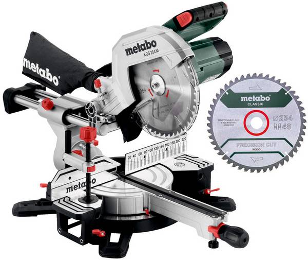 Metabo 613254900 kapovací pila, průměr listu 254 mm, uchycení 30 mm, 1450 W
