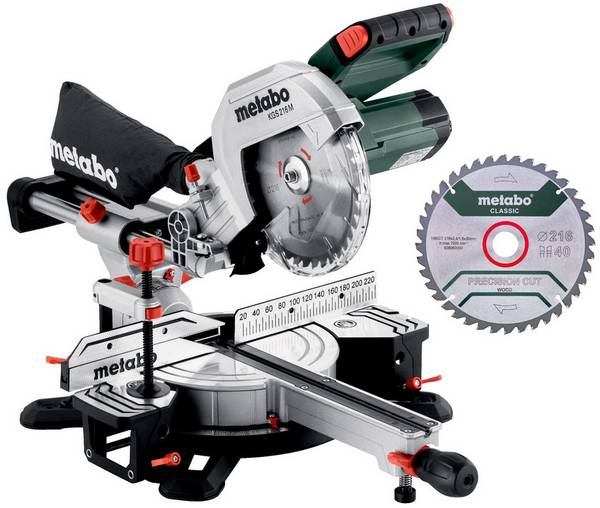 Metabo 613216900 kapovací pila, průměr listu 216 mm, uchycení 30 mm, 1200 W