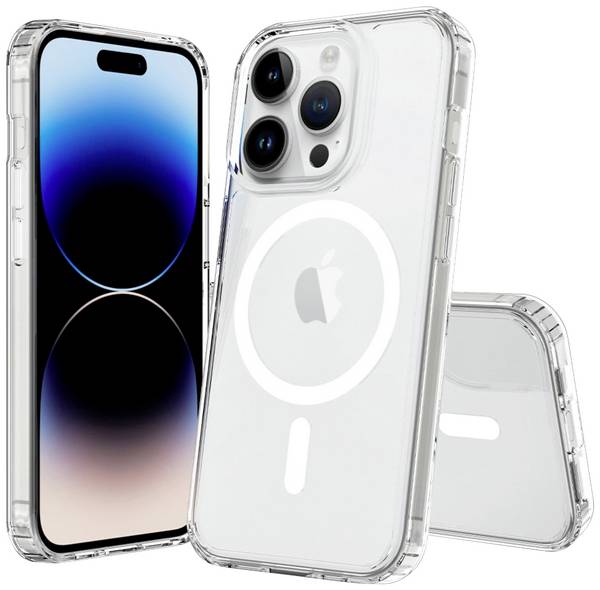 JT Berlin Pankow Clear MagSafe zadní kryt na mobil Apple iPhone 15 Pro transparentní Kompatibilní s MagSafe 11034