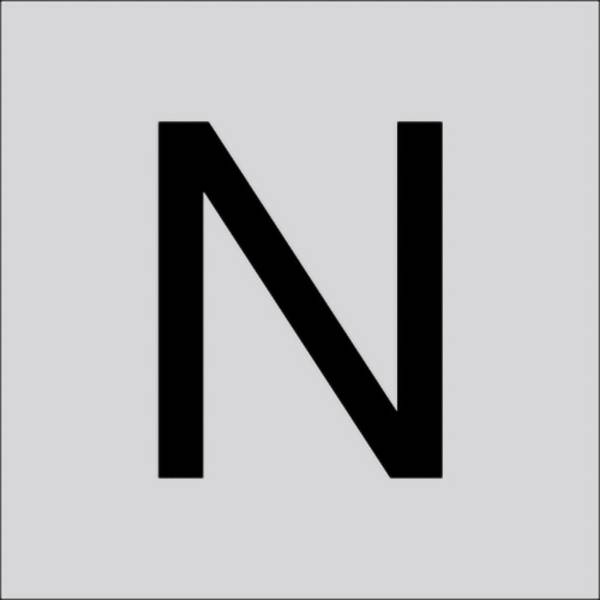 RZB 99220.003.N Písmeno „N“, velké, 40 mm 1 ks