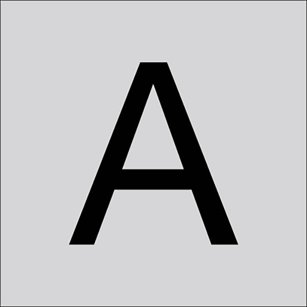 RZB 99223.013.A Písmeno „a“, velké, 120 mm 1 ks