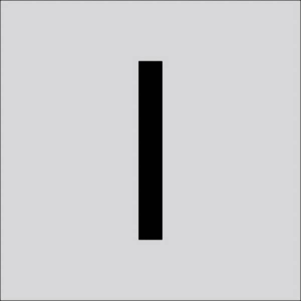 RZB 99221.013.I Písmeno „I“, velké, 60 mm 1 ks