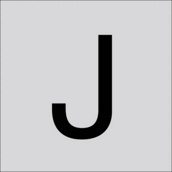 RZB 99221.013.J Písmeno „J“, velké, 60 mm 1 ks