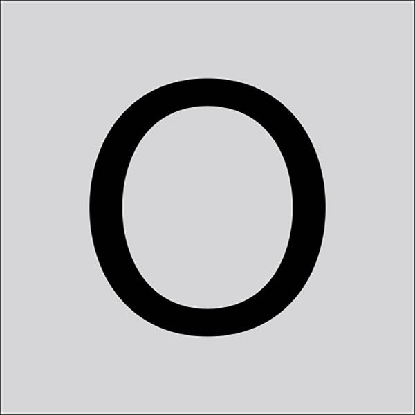 RZB 99221.013.O Písmeno „o“, velké, 60 mm 1 ks