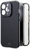 Black Rock 360° Glass Cover Apple iPhone 15 Pro karbonová 1552552, odolné vůči nárazům 1310TGCB02
