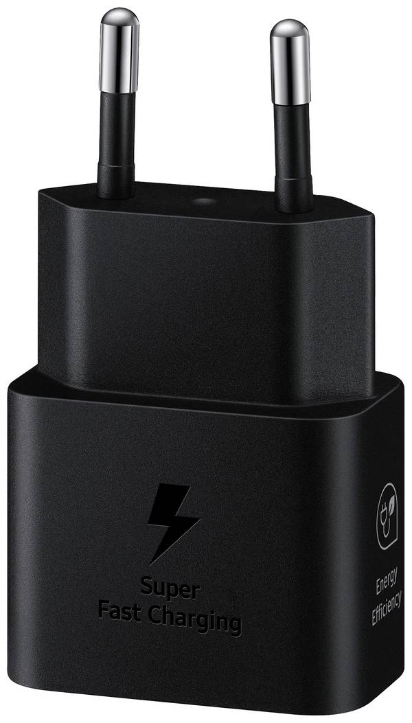 Samsung EP-T2510N USB nabíječka, Rychlonabíječka, 1x USB-C®, 25 W, Dodávka energie, černá