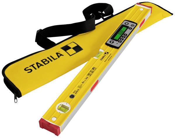 Stabila TECH 196M DL 19823 digitální vodováha  s magnetem, S protiskluzovou ochranou, Vč. brašny 61 cm  0.5 mm/m