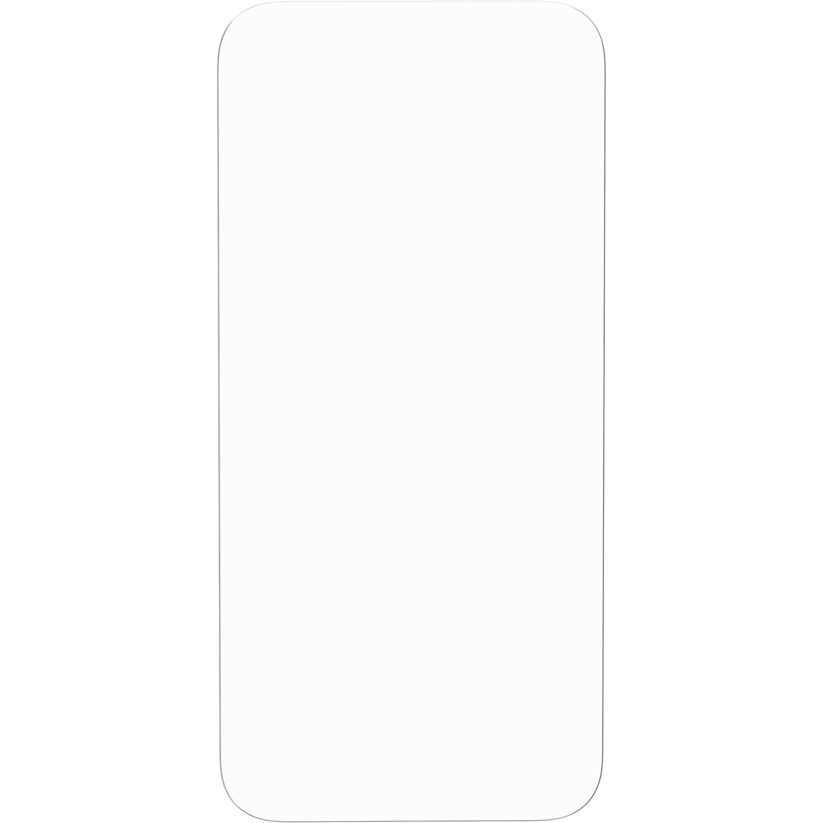 Prázdný displej smartphonu se zaoblenými rohy.