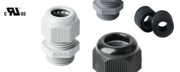 Jacob 50.612 PA/R kabelová průchodka Integrované kotvení kabelu plast 100 ks