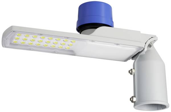 Sygonix  SY-5972858 LED pouliční osvětlení Energetická třída (EEK2021): C (A - G) SMD LED pevně vestavěné LED 30 W šedá