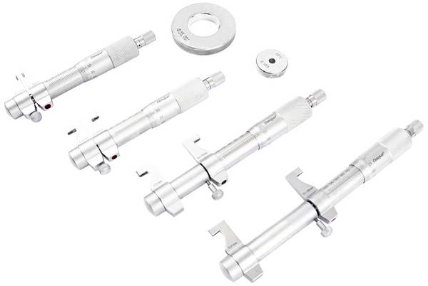 Dasqua 4911-8125 Sada vnitřního mikrometru  Měřicí rozsah: 5 - 100 mm Odečet: 0.01 mm