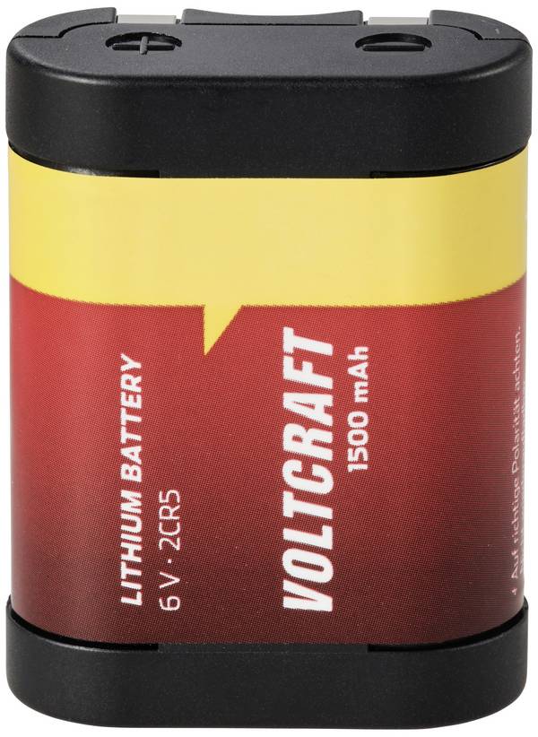VOLTCRAFT  fotobaterie 2CR5 lithiová 1500 mAh 6 V 1 ks