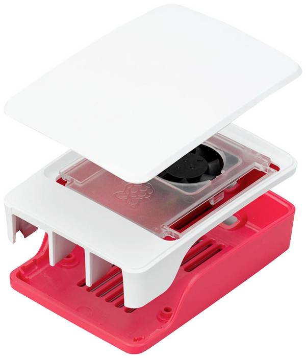 <br>  Raspberry Pi®<br>  Ladegerät<br>  SBC skříň<br>  Vhodné pro: Raspberry Pi® 5 B<br>  <br>  červená, bílá<br>