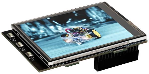 Joy-it RB-TFT3.2-V3 model dotykové obrazovky 8.1 cm (3.2 palec) 320 x 240 Pixel Vhodné pro (vývojové sady): Raspberry Pi® vč. uchycení SBC, s podsvícením displeje