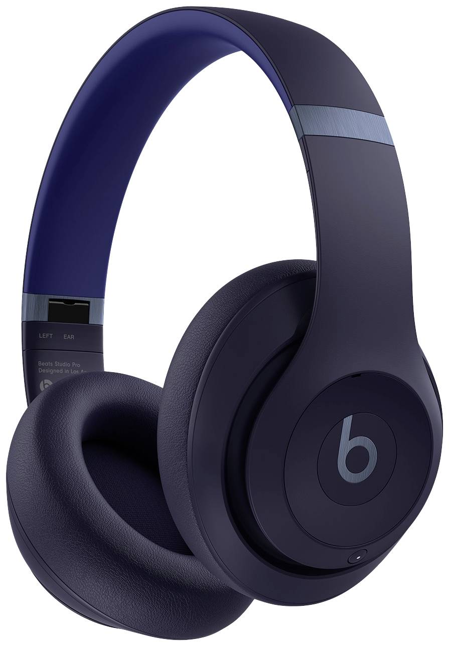 Beats Studio Pro sluchátka uzavřená (Over Ear) Bluetooth®, kabelová stereo Navy Potlačení hluku složitelná Hi-Fi-1