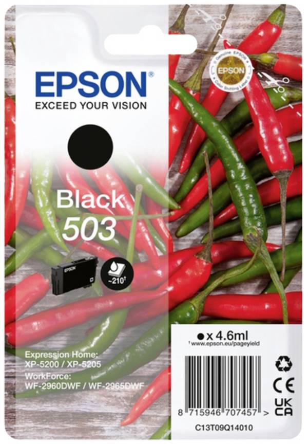 Epson Ink 503 originál  černá C 13 T 09Q14010