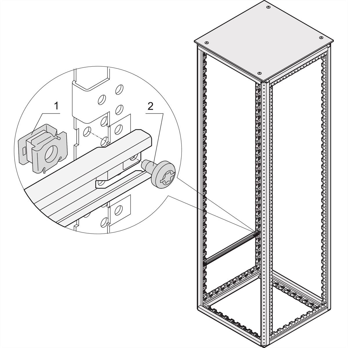 nVent SCHROFF 23130141 19 palec montážní materiál