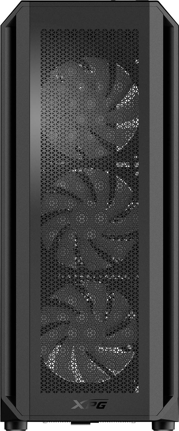 XPG VALOR AIR PLUS midi tower PC skříň  černá 4 předinstalované LED ventilátory