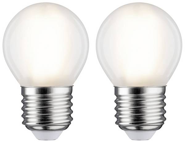 Paulmann 28639 LED Energetická třída (EEK2021) F (A - G) E27  5 W teplá bílá (Ø x v) 45 mm x 78 mm  2 ks