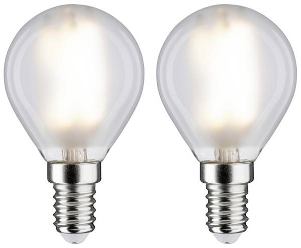 Paulmann 28789 LED Energetická třída (EEK2021) F (A - G) E14  4.5 W teplá bílá (Ø x v) 45 mm x 78 mm  2 ks