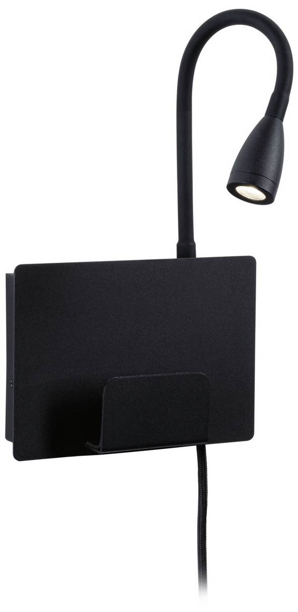 Paulmann Halina 71101 nástěnné světlo   2.4 W LED černá (matná)