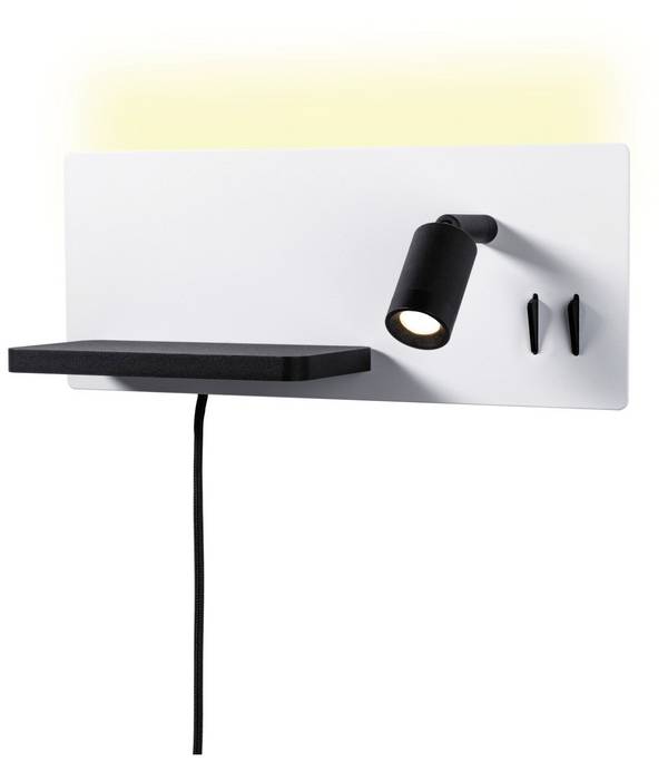 Paulmann Serrra 71103 nástěnné světlo   5.5 W LED bílá (matná), černá (matná)
