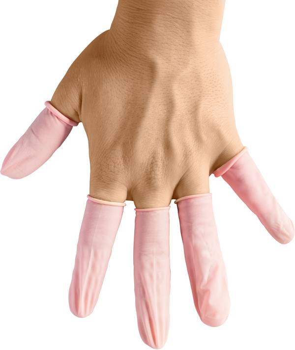 BJZ A-2812 ESD závěsné čepy  Antistatické, Bezpudrové vel. Oblečení: L latex