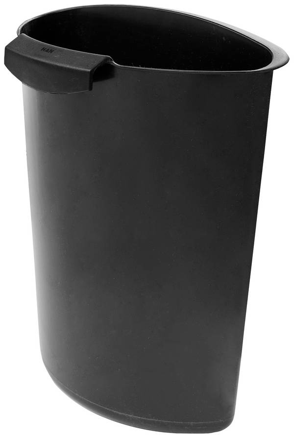 BJZ  A-35716 ESD odpadkový papírový koš 6 l (š x v x h) 25 x 30 x 14.5 cm plast černá 1 ks