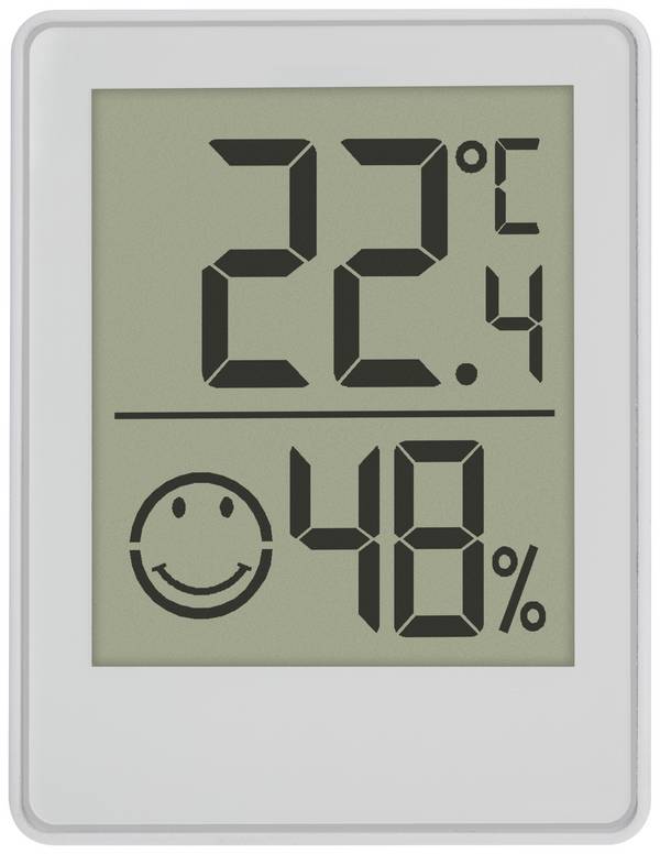 TFA Dostmann Digitales Thermo-Hygrometer teploměr a vlhkoměr bílá 30.5039.02