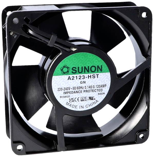 Sunon A2123-HBL.(7).GN axiální ventilátor, 230 V/AC, 190.24 m³/h, (d x š x v) 38 x 120 x 120 mm, A2123-HBL.(7).GN