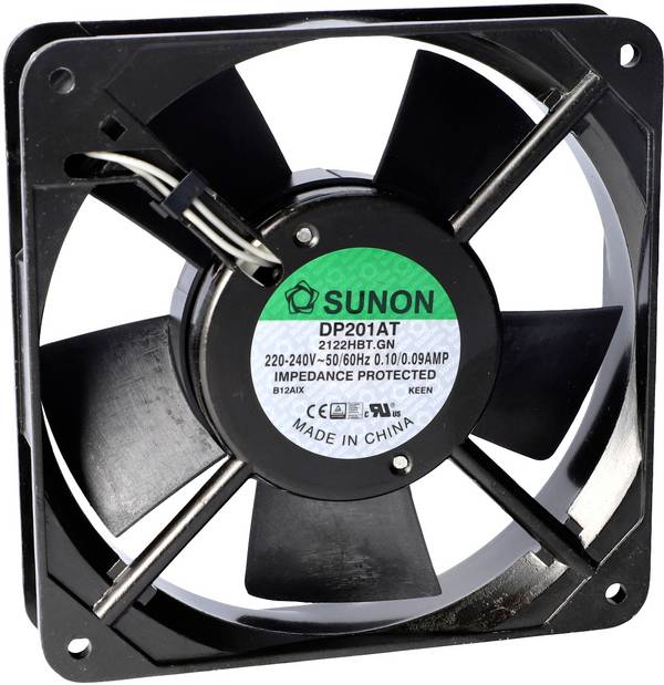 Sunon DP201AT-2122HBL.GN axiální ventilátor, 230 V/AC, 112.1 m³/h, (d x š x v) 25 x 120 x 120 mm, DP201AT-2122HBL.GN