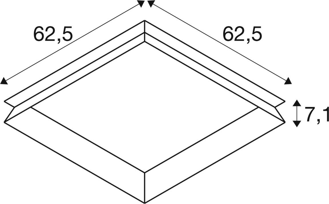 SLV Panel 625 1007576 Montážní rám bílá-9