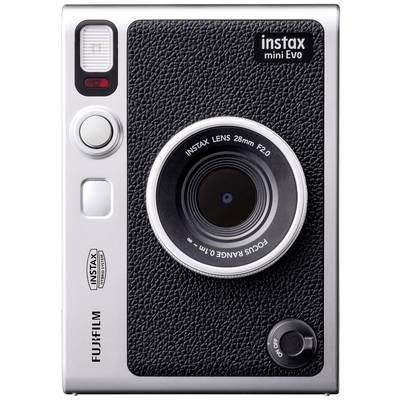 Fujifilm Instax Mini EVO EX D USB-C instantní fotoaparát černá Bluetooth, integrovaný akumulátor, s vestavěným bleskem