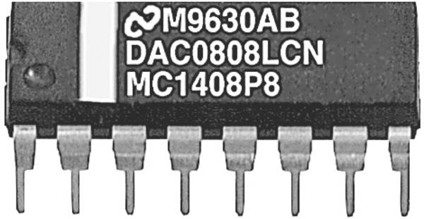 Texas Instruments DAC0808LCN/NOPB D/A převodník Tube