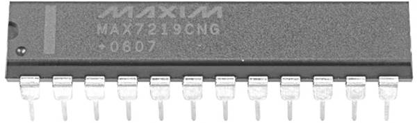 Maxim Integrated MAX7219CNG+ PMIC měření energie   montáž prostrčením Tube