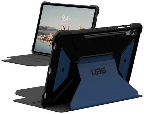 Urban Armor Gear Metropolis SE Case obal na tablet Samsung Galaxy Tab S9+ 31,5 cm (12,4") Pouzdro typu kniha modrá