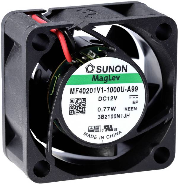 Sunon MF40202VX-1000U-A99 axiální ventilátor, 24 V/DC, 18.34 m³/h, (d x š x v) 20 x 40 x 40 mm, MF40202VX-1000U-A99