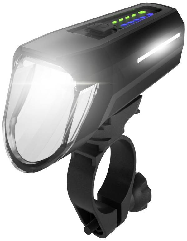 FISCHER FAHRRAD sada světlometů na kolo Frontlicht 100 Lux LED napájeno akumulátorem černá