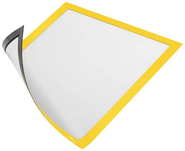 Durable 486904 DURAFRAME® Magnetic informační rámeček magnetický DIN A4 žlutá (š x v) 236 mm x 323 mm 5 ks