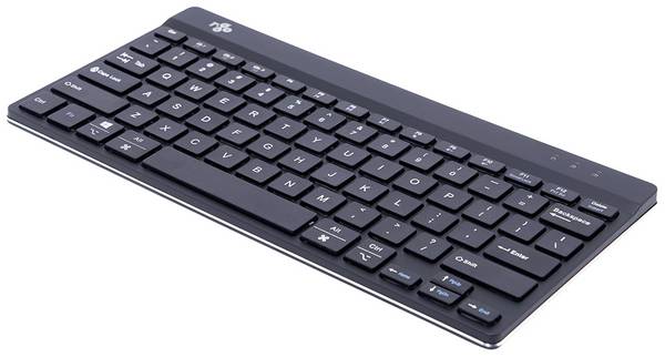 R-GO Tools Compact Break Bluetooth® klávesnice US anglická, QWERTY černá ergonomická