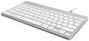 R-GO Tools Compact Break kabelový klávesnice US anglická, QWERTY bílá ergonomická