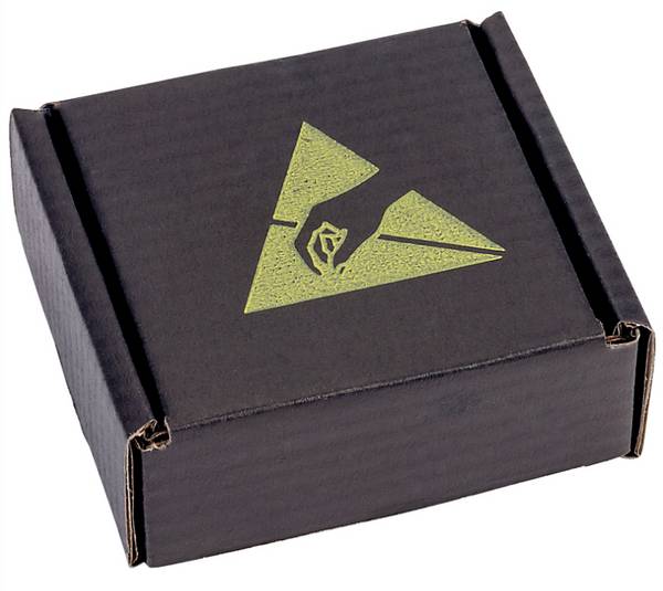 Antistat ESD box (d x š x v) 60 x 60 x 25 mm antistatický Poznávací značka ESD: S 026-0065