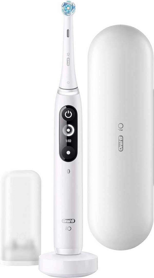 Oral-B iO Series 6 elektrický kartáček na zuby, rotační/oscilační, bílá, White JAS22