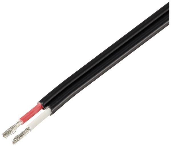 TRU COMPONENTS TC-11990904 fotovoltaický kabel 2 x 2.5 mm² černá metrové zboží
