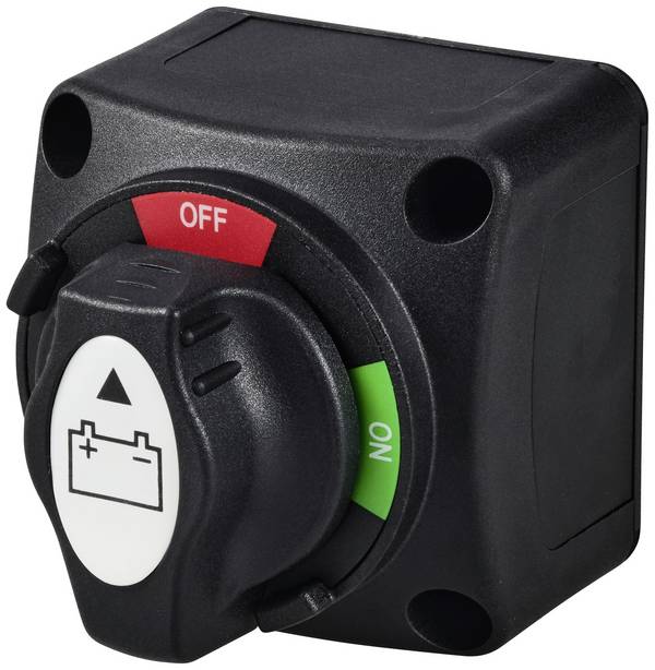 TRU COMPONENTS TC-11992196 bateriový spínač do auta, 1x zap/vyp, 12 V/DC, 50 V/DC, 300 A