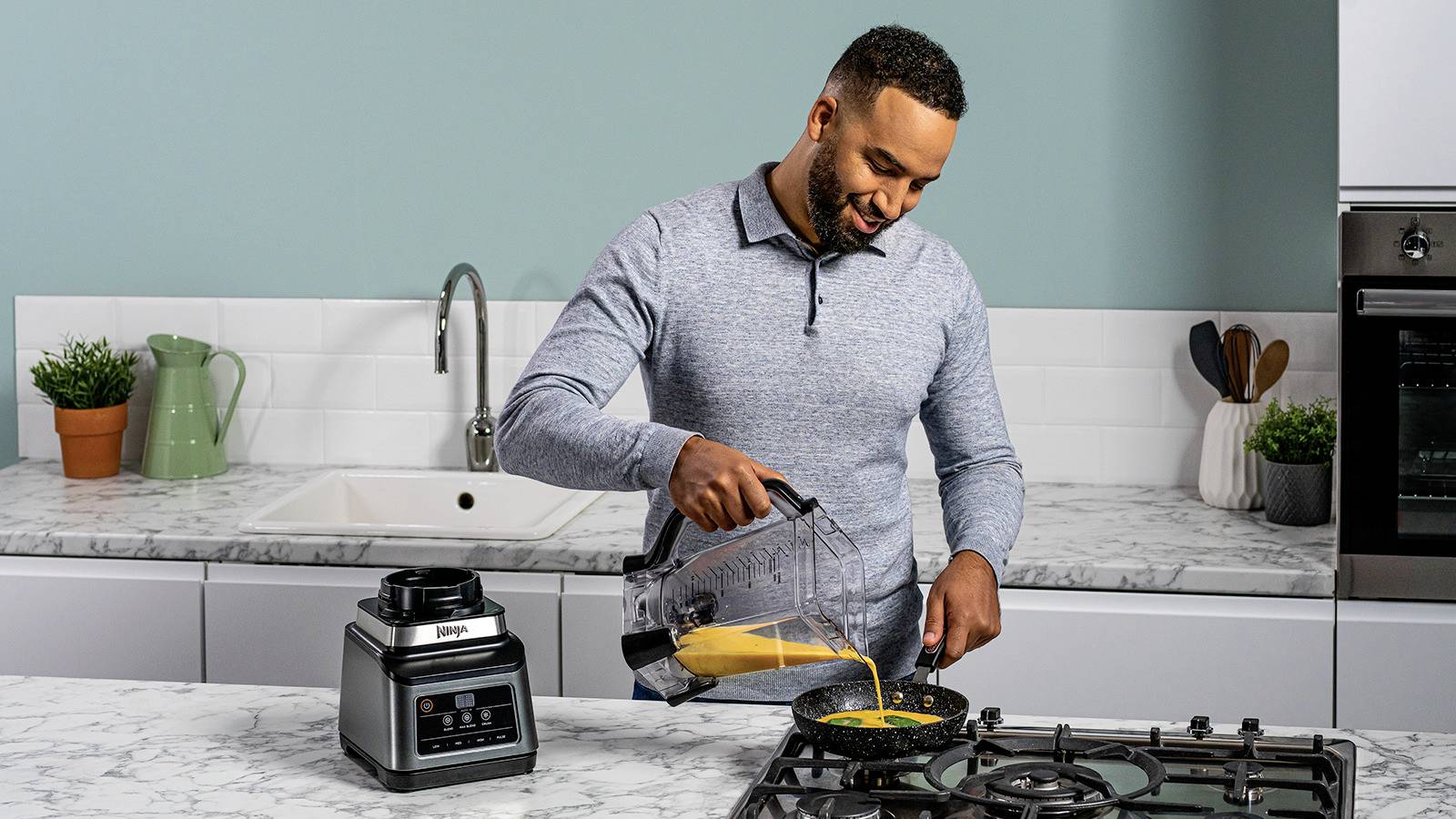 Ninja BN750EU stolní mixér 1200 W černá, šedá (matná)-6