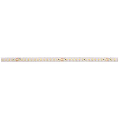 Žlutý měřicí pás s centimetrovými značkami a oranžovými označeními na mezidílech.