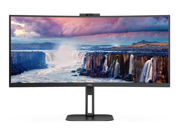 AOC Value-Line CU34V5CW/BK LED monitor 86.4 cm (34 palec)3440 x 1440 Pixel, 21:9, 4 ms, VA LED