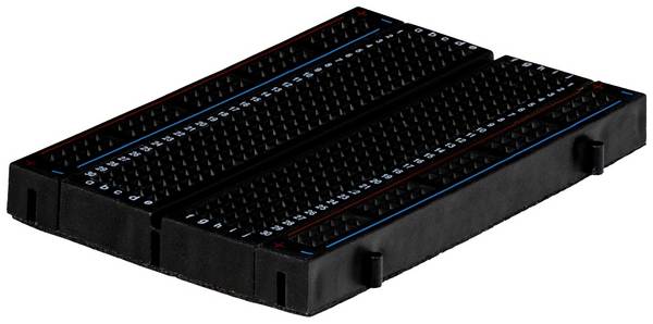 Joy-it RB-Breadboard3-B nepájivé kontaktní pole samolepicí černá Počet pólů 400 (d x š x v) 84 x 54 x 10 mm 1 ks