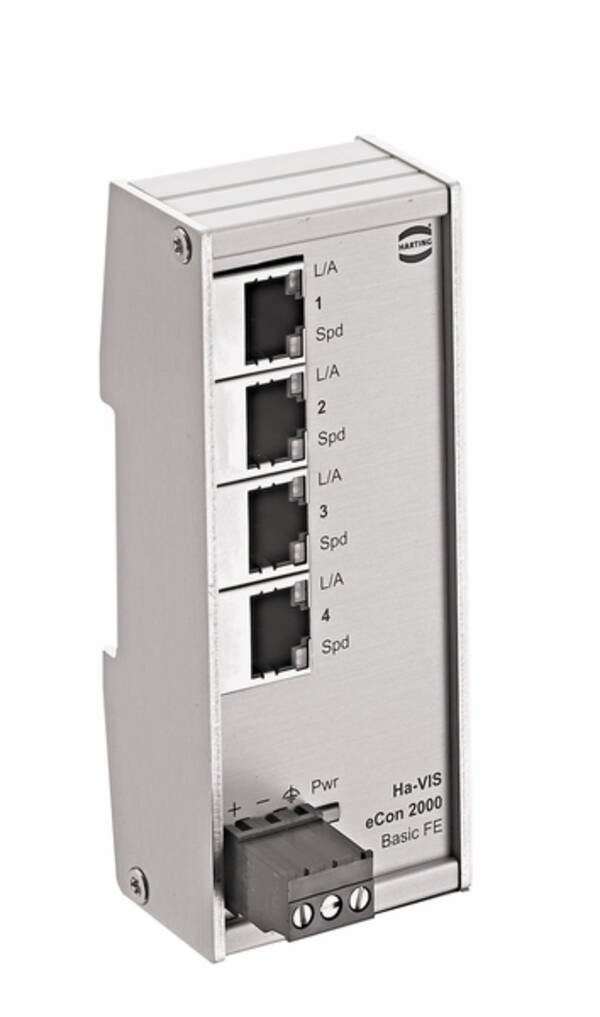 HARTING 24020040010 24 02 004 0010 průmyslový ethernetový switch  100 MBit/s